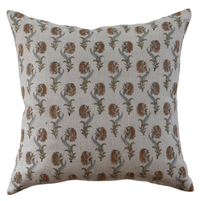 Designer "Dover" Daffodil Thick Linen Pillow Cover