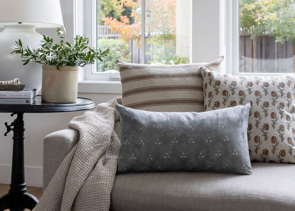 Designer "Granger" Striped Pillow Cover