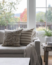 Designer "Granger" Striped Pillow Cover