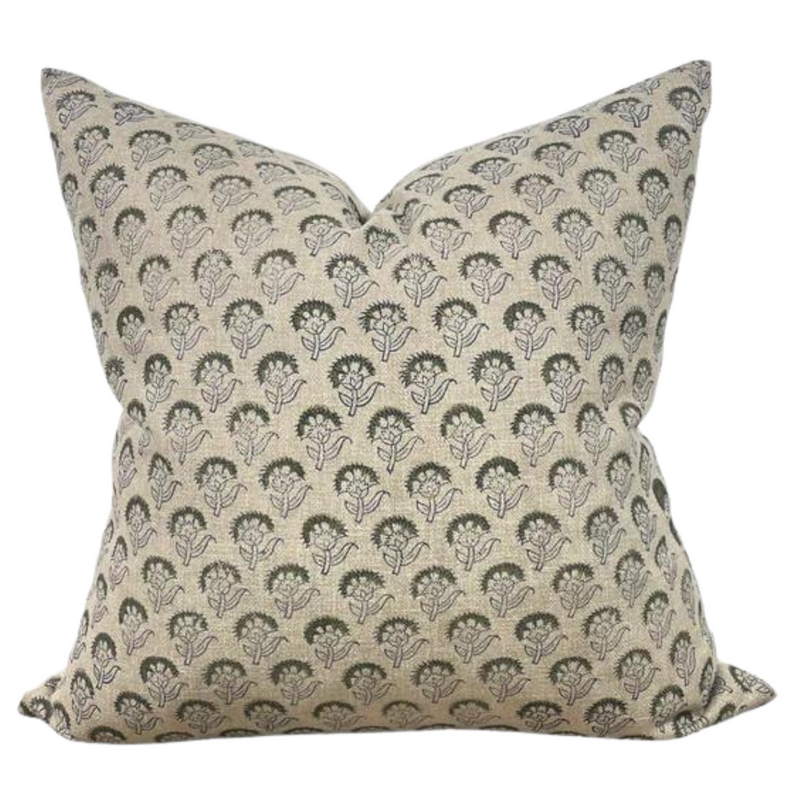 Designer Indio Block Print Pillow Cover