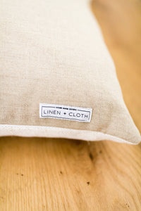 READY TO SHIP 12X18 Designer Wisteria in Black Linen Pillow Cover // Black Modern Farmhouse Pillow // Boho Pillow // Decorative Throw Pillow