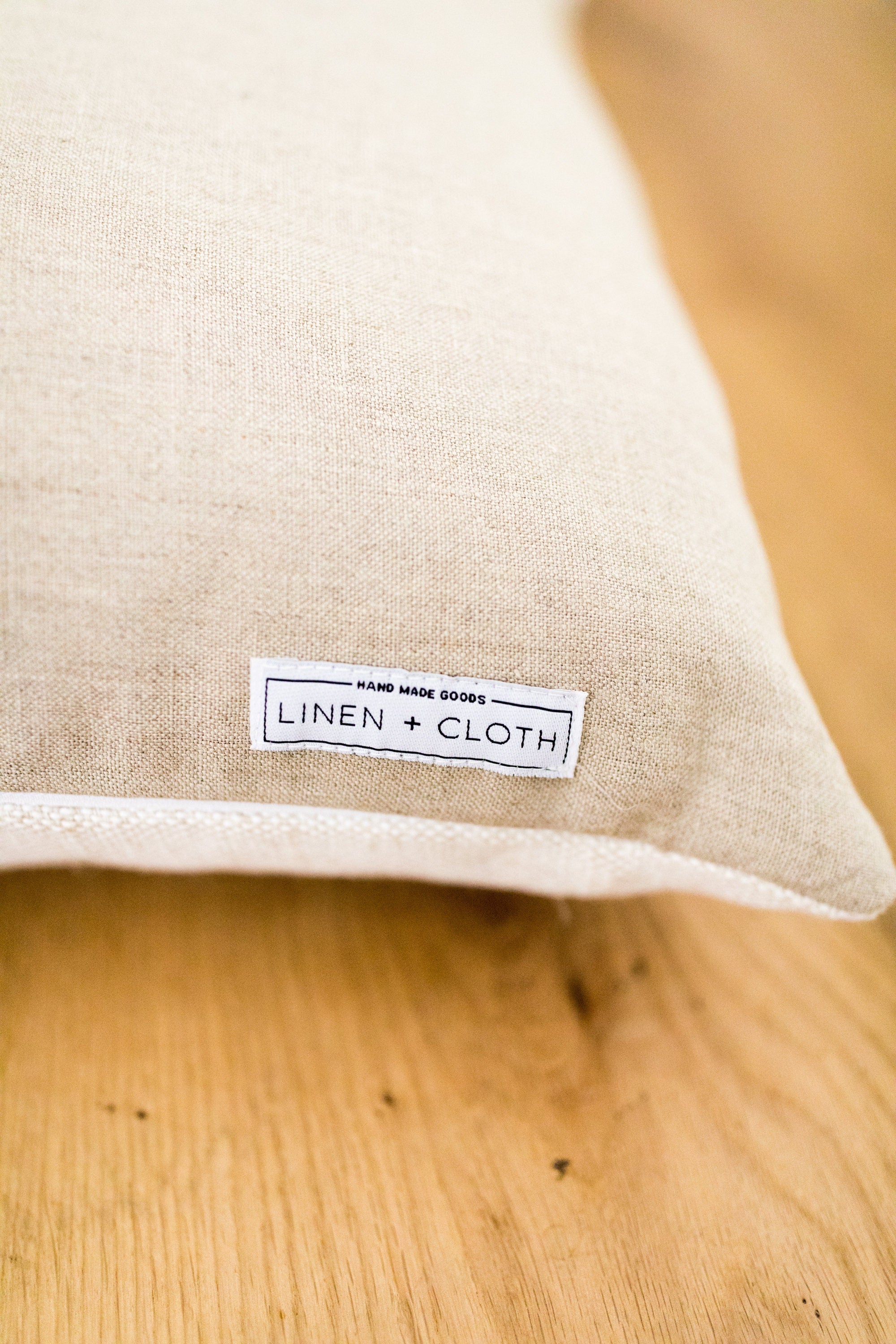 READY TO SHIP 12X18 Designer Wisteria in Black Linen Pillow Cover // Black Modern Farmhouse Pillow // Boho Pillow // Decorative Throw Pillow