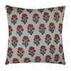 READY TO SHIP Bastideaux Laurette in Coral Dust/Lapis // Designer Throw Pillow // Botanical Pillow // High End Pillow