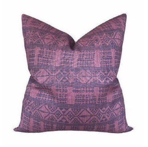 READY TO SHIP Peter Dunham Addis Designer Pillow Cover in Midnight Pasha // Decorative Pillow Covers // Purple throw pillow // Trendy Tribal