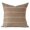 READY TO SHIP Kufri Cusco Stripe Designer Pillows in Sand // Striped Pillows // Modern Boho Throw PIllows // Decorative PIllows