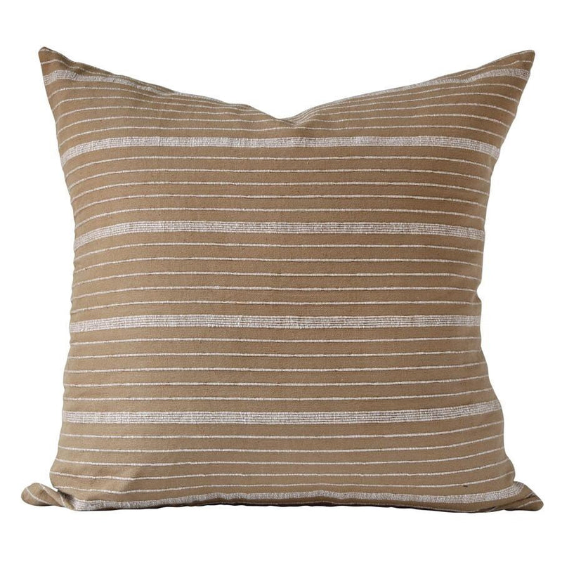 READY TO SHIP Kufri Cusco Stripe Designer Pillows in Sand // Striped Pillows // Modern Boho Throw PIllows // Decorative PIllows