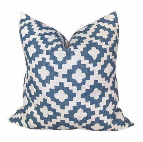 READY TO SHIP Peter Dunham Designer Pillows // Peterazzi in Indigo Throw Pillow // Decorative Pillow Covers // Blue throw pillow // Boutique