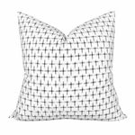 READY TO SHIP Kufri Karuso Designer Pillow // Black & White Pillows // Boho Throw PIllows // Modern Farmhouse Decor