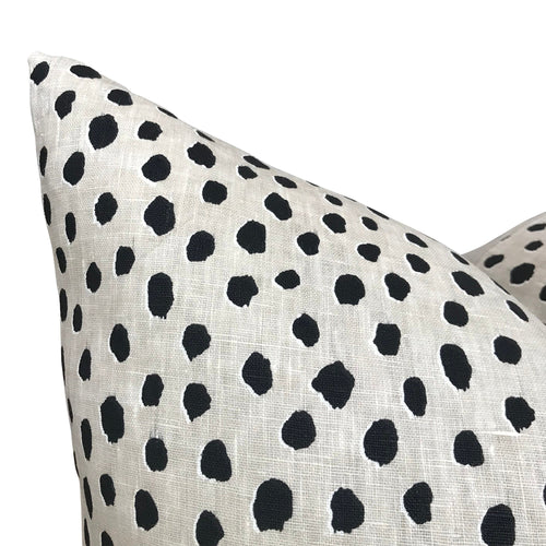 READY TO SHIP Kate Spade Pardo Fauna Flaxseed Pillow Cover // Cheetah Spotted Animal print Pillow // Toss Pillow // Designer Linen