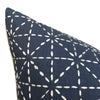 READY TO SHIP Kettlewell Collection Kimono in Indigo //Designer Pillows // Blue Throw Pillow // Boho Tribal PIllow // Embroidered