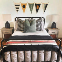 READY TO SHIP Bastideaux Bogo in Pavement // Designer Throw Pillow // Tribal Boho Pillow // High End Pillow // Accent pIllows