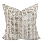 READY TO SHIP Designer Nepsa in White Linen Pillow Cover // Neutral Pillow // Boho Pillow // Decorative Throw Pillows