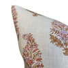 Designer Katie Leede Mughal Gardens Pillow in Melon and Tumeric