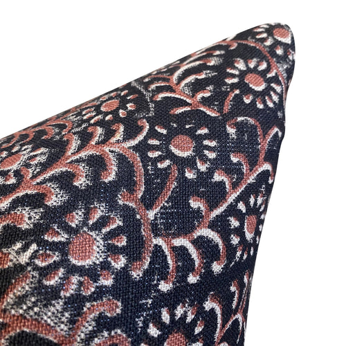 Kochin Pillow Cover in Noir Saffron