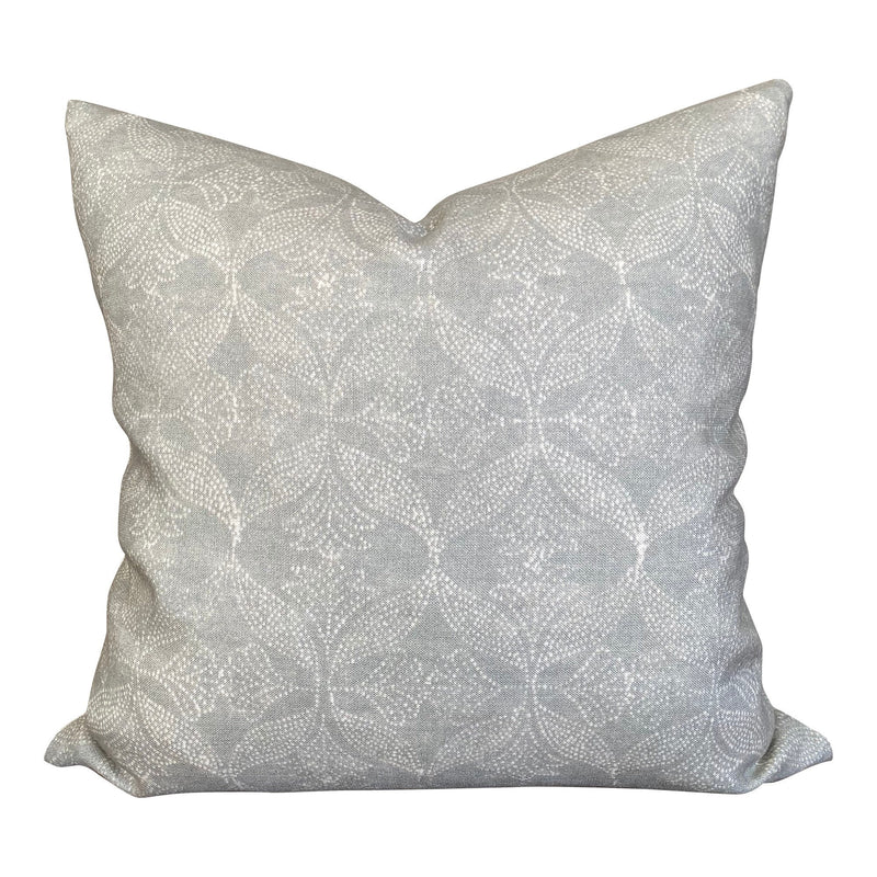 READY TO SHIP Designer Schuyler Samperton Arcadia in Fog Pillow Cover // Neutral Throw Pillow // Gray Mineral Throw Pillow