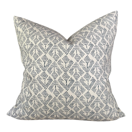 READY TO SHIP Designer Pillows Carolina Irving 'Patmos' in Pillow in Indigo // Blue Designer Pillow Cover // Boutique Pillow Covers