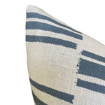 Designer Kilim in Smoked Blue Pillow Cover