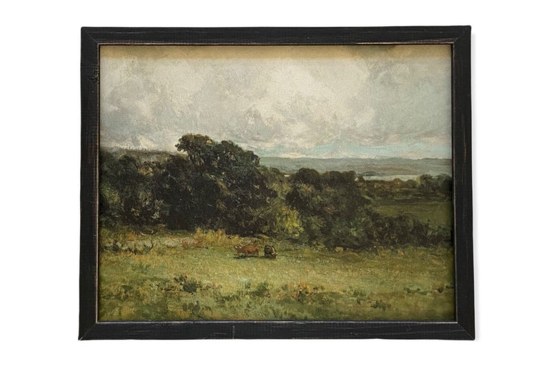 Framed Vintage Landscape Art #LAN-140