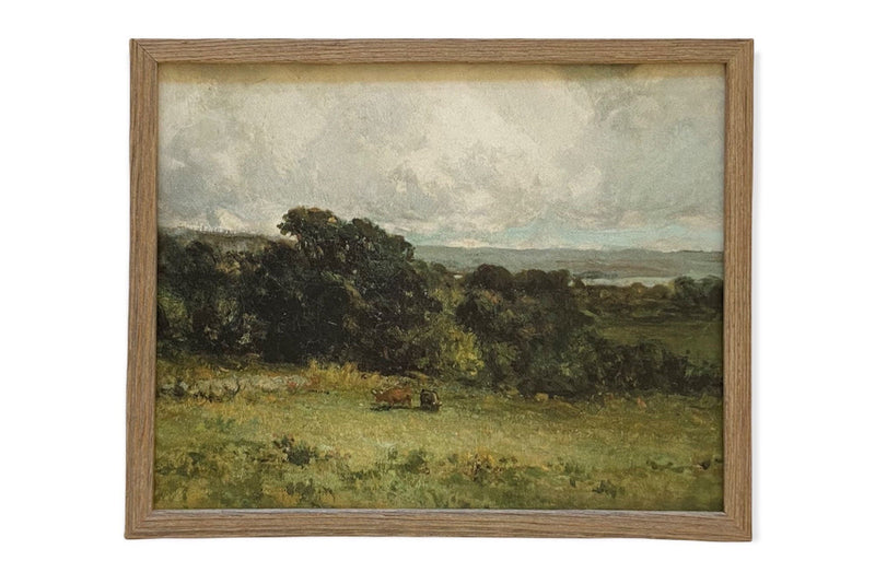 Framed Vintage Landscape Art #LAN-140