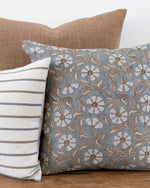 Designer "Atherton" Surana Blue Brown Pillow Cover