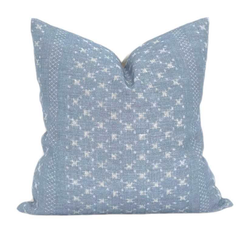 READY TO SHIP Clay McLaurin Nagoya Pillow Cover in Azure // Modern Farmhouse Pillow Cover // BlueThrow Pillow // High End Pillows