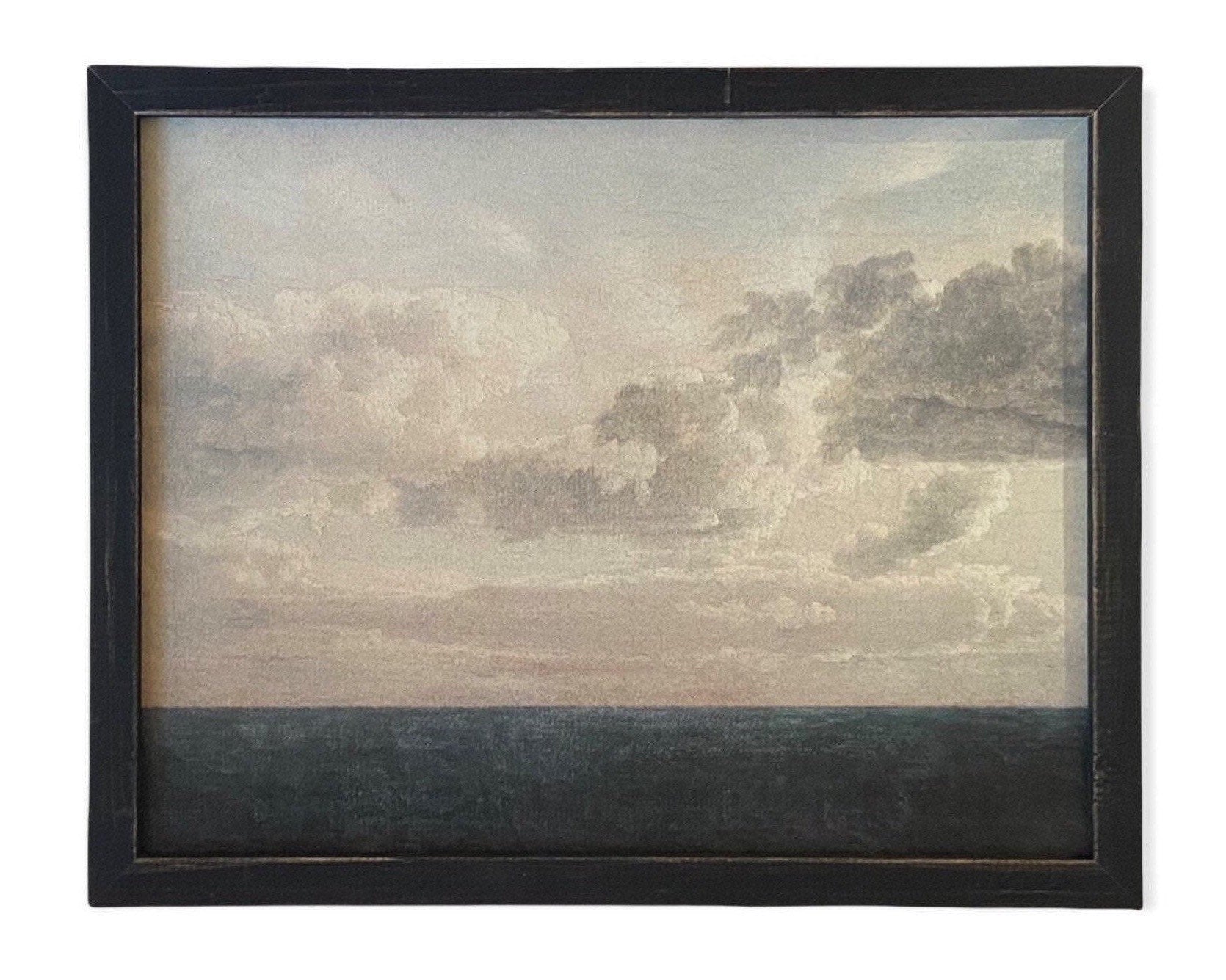 READY to SHIP 11X14 Vintage Framed Canvas Art #COAS-153