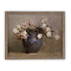 Framed Vintage Floral Canvas Print: Still Life Painting (16x20)