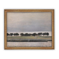 READY to SHIP 8X10 Vintage Framed Canvas Art // Framed Vintage Print //Framed Landscape Art // Modern Farmhouse print //#LAN-102