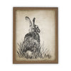 READY TO SHIP 16X20 Vintage Framed Canvas Art // Framed Easter Art // Vintage Rabbit Print // Girls Room or Nursery print //#A-148
