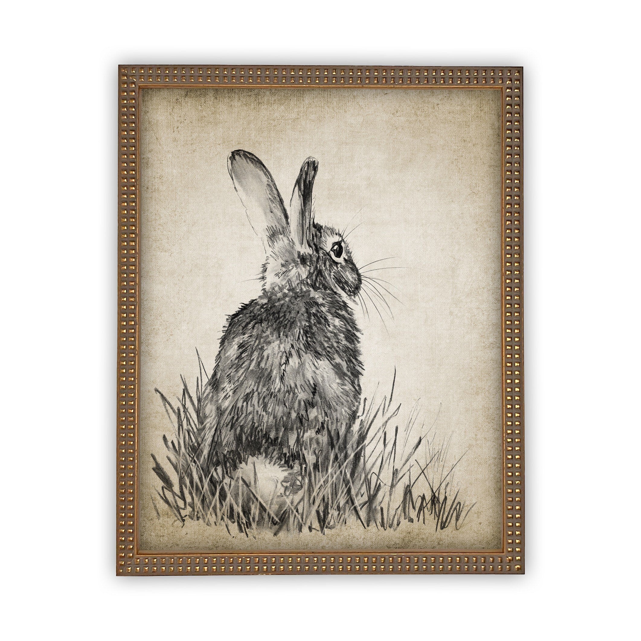 READY TO SHIP 11X14 Vintage Framed Canvas Art #A-148