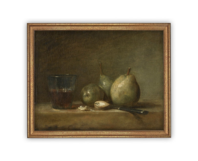 Framed Still Life Kitchen Painting #ST-606