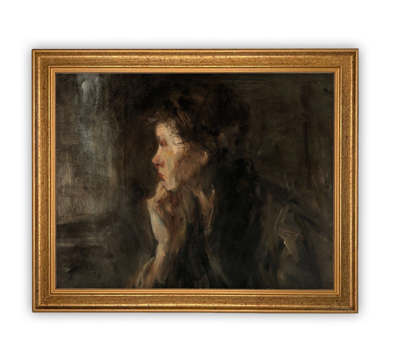 Framed Vintage Portrait of a Woman #P-501