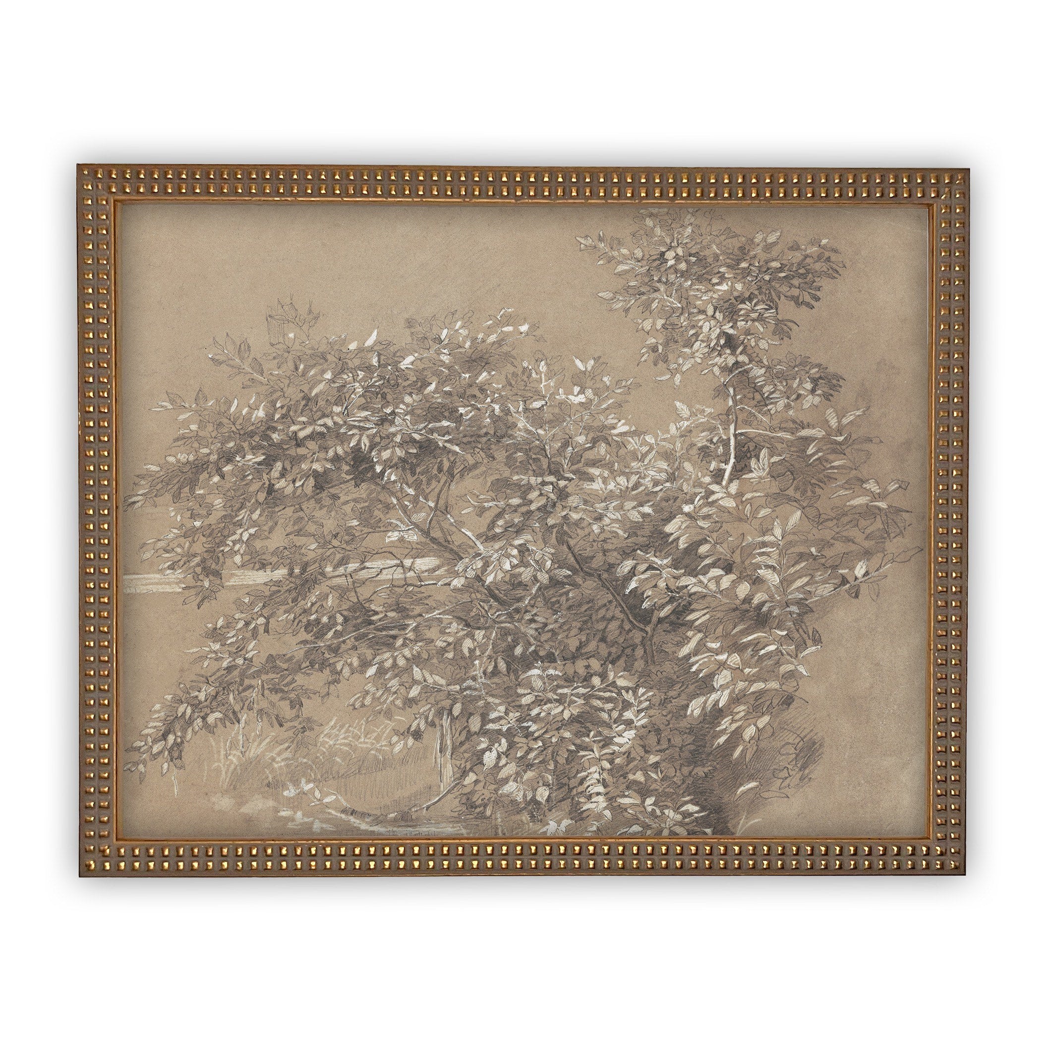 READY to SHIP 30x40 Vintage Framed Canvas Art #BOT-112