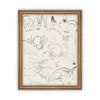 READY TO SHIP 11X14 Vintage Framed Canvas Art // Framed Vintage Print // Vintage Painting // Easter Bunny Rabbit Art //#A-140