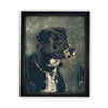 READY to SHIP 11x14 Vintage Framed Canvas Art #A-110