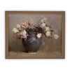 Framed Vintage Floral Canvas Print: Still Life Painting (16x20)