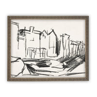 READY to SHIP 16X20 Vintage Framed Canvas Art #ARC-103