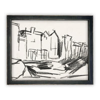 READY to SHIP 16X20 Vintage Framed Canvas Art #ARC-103