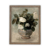 READY to SHIP 11x14 Vintage Framed Canvas Art #BOT-126