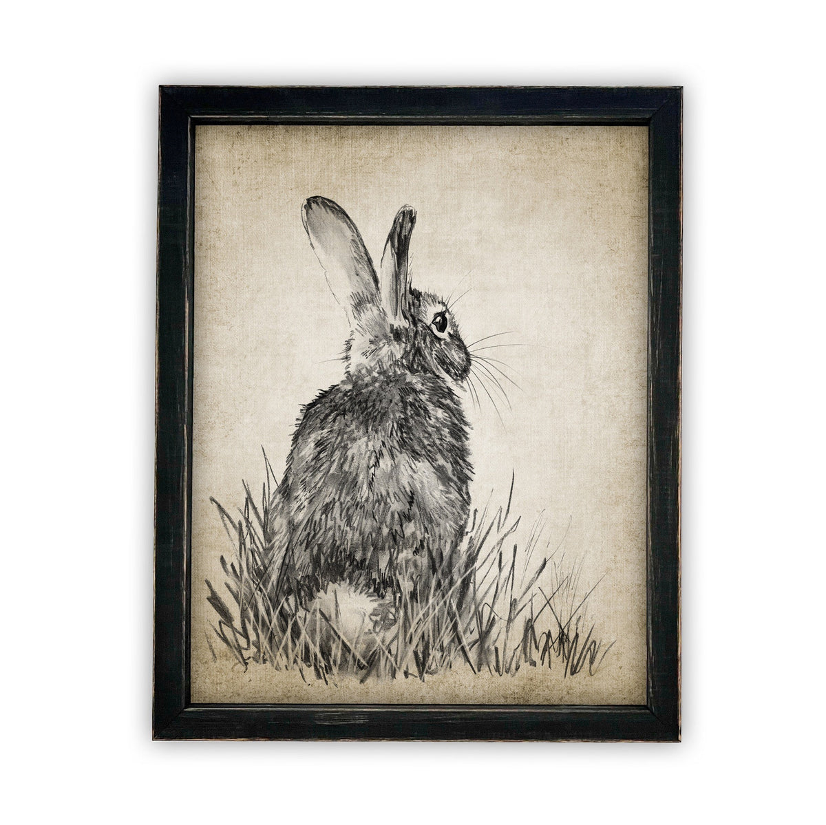 READY TO SHIP 11X14 Vintage Framed Canvas Art #A-148