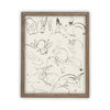 READY TO SHIP 11X14 Vintage Framed Canvas Art // Framed Vintage Print // Vintage Painting // Easter Bunny Rabbit Art //#A-140