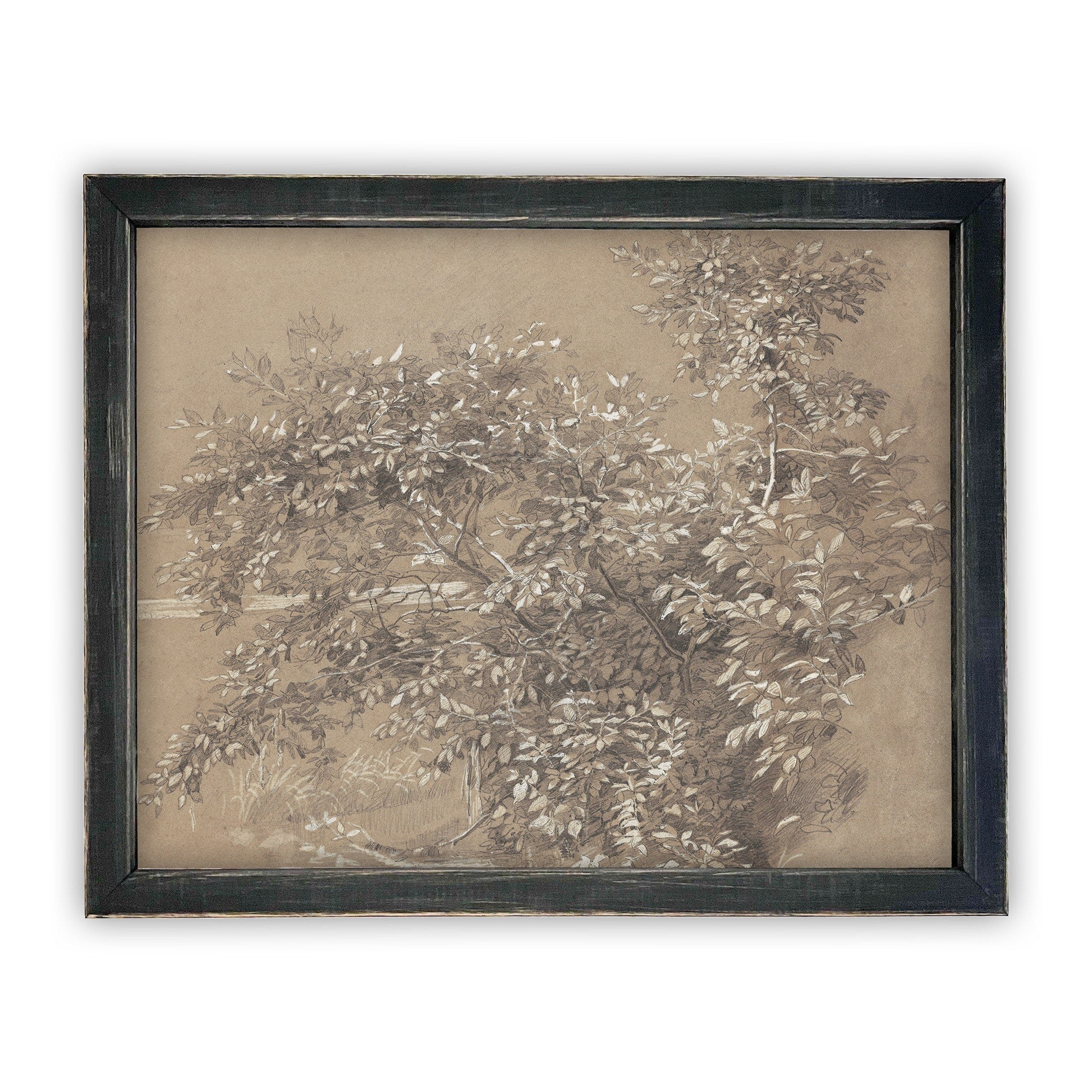 READY to SHIP 30x40 Vintage Framed Canvas Art #BOT-112