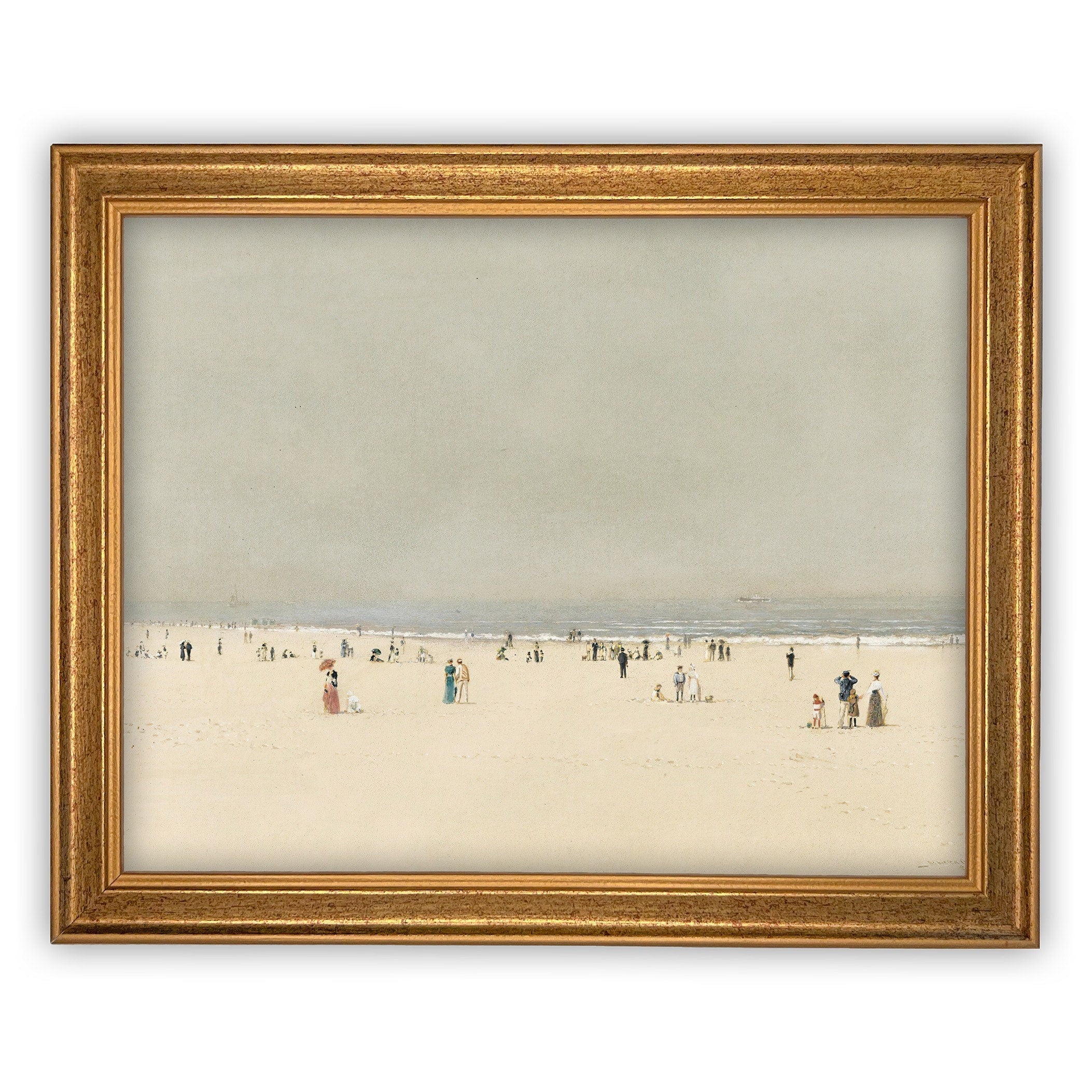 READY to SHIP 16x20 Vintage Framed Canvas Art #COAS-196
