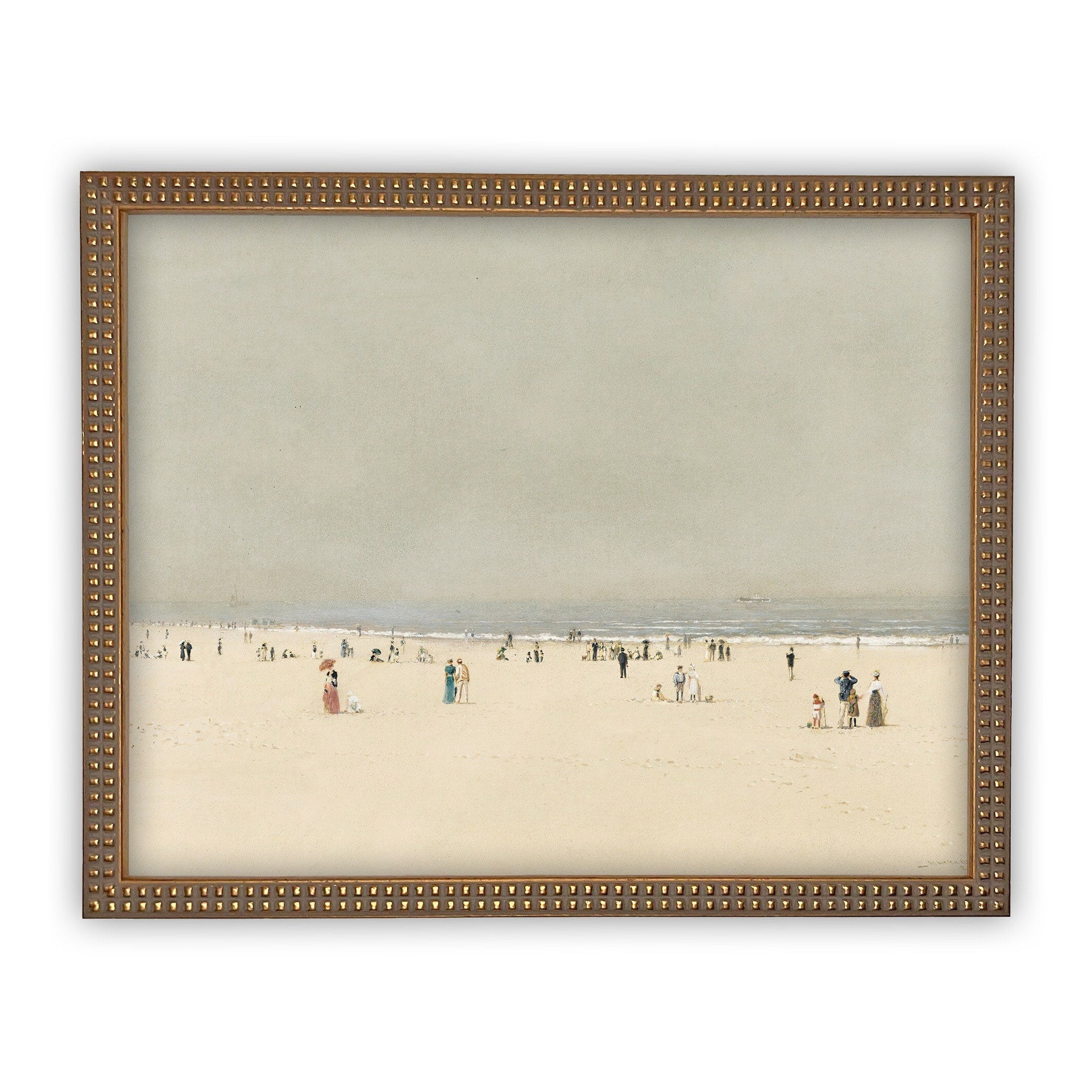 READY to SHIP 16x20 Vintage Framed Canvas Art #COAS-196