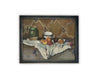 Vintage Framed Canvas Art #ST-622