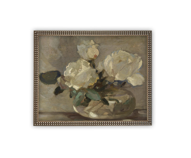 Vintage Framed Canvas Art #BOT-109