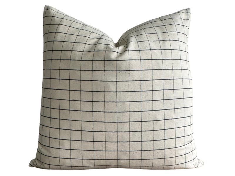 READY TO SHIP Designer Hudson Plaid Pillow Cover