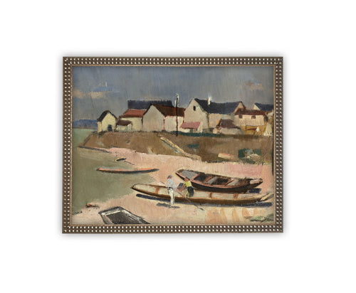 Vintage Framed Canvas Art #COAS-128