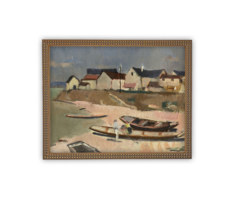 Vintage Framed Canvas Art #COAS-128