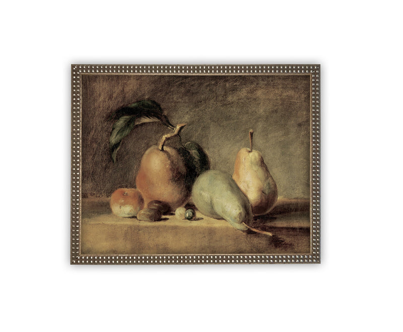 READY to SHIP 16X20 Vintage Framed Canvas Art // Vintage Fruit Painting // Still Life Kitchen Painting // Farmhouse print //#ST-618